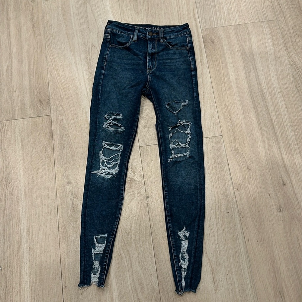 American eagle super hi-rise leggings size 2